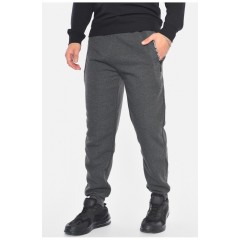Спортивні штани чоловічі на флісі сірого кольору 192540L