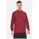 Кофта поло чоловіча напівбатальна бордового кольору 193049L