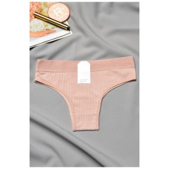 Труси жіночі пудрового кольору 193116L