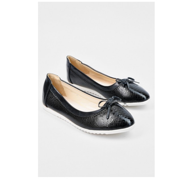 Балетки для девочки черного цвета 194916L