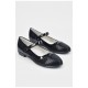 Туфлі для дівчинки чорного кольору на ліпучці 194959L