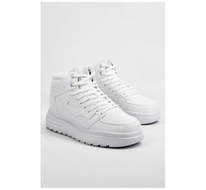 Кроссовки мужские зимние белого цвета 195210L