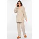 Костюм жіночий бежевого кольору 195216L