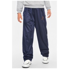 Спортивні штани підліткові для хлопчика на невеликому флісі синього кольору 195454L