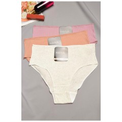 Набор женских трусов полубатальных 3 штуки 195502L Набор женских трусов полубатальных 3 штуки 195502L