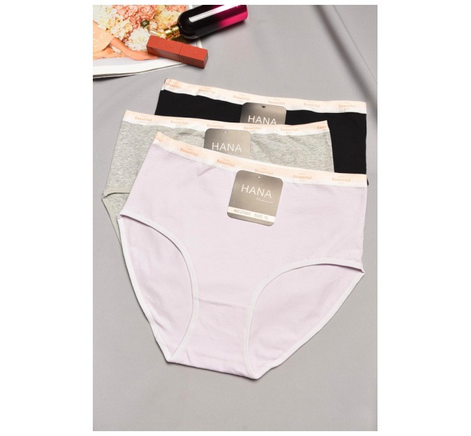 Набор женских трусов полубатальных 3 штуки 195511L
