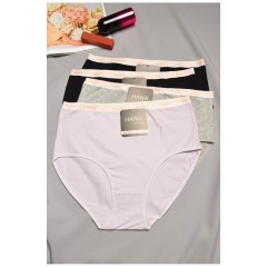 Набор женских трусов полубатальных 4 штуки 195516L