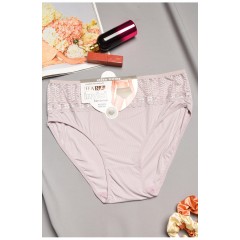 Труси жіночі напівбатальні бузкового кольору 195566L