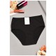 Труси жіночі напівбатальні чорного кольору 195609L