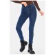 Джинси жіночі утеплені синього кольору 195693L