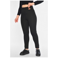 Лосини жіночі утеплені чорного кольору 195770L Лосини жіночі утеплені чорного кольору 195770L