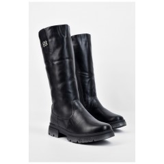 Чоботи зимові дитячі дівчинка чорного кольору 196180L