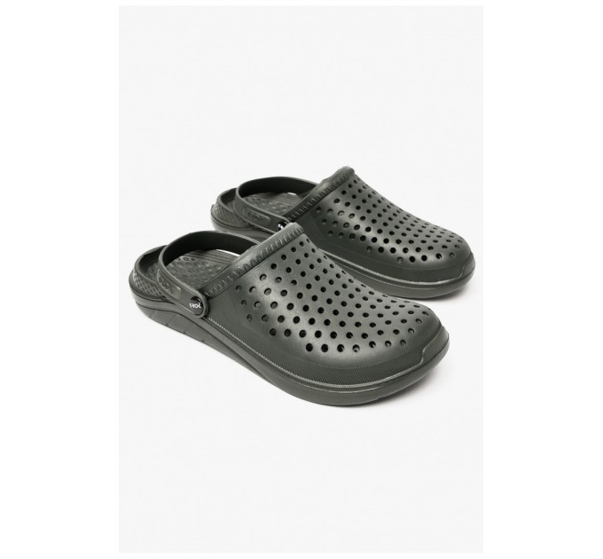 Кроксы мужские цвета хаки 196193L