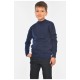 Светр дитячий для хлопчика темно-синього кольору 196349L