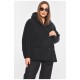 Куртка жіноча демісезонна чорного кольору 196411L