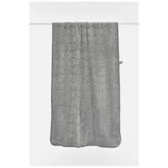 Полотенце банное микрофибра серого цвета 196471L