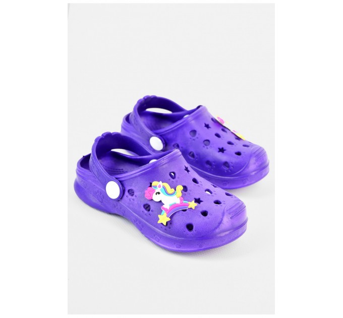 Кроксы детские фиолетового цвета 196796L