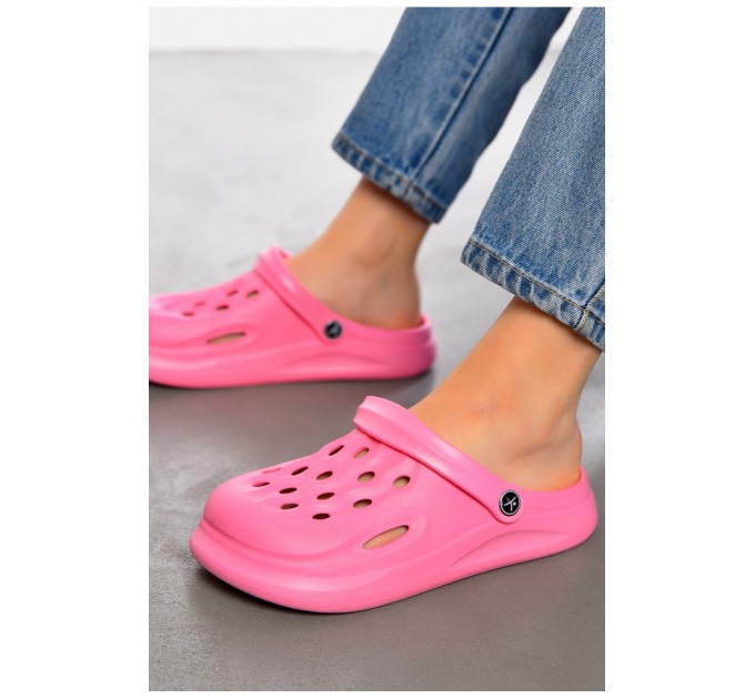 Кроксы женские розового цвета 196964L