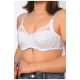 Бюстгальтер жіночий білого кольору чашка D 197120L
