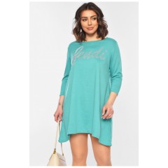Туніка жіноча бірюзового кольору 197234L