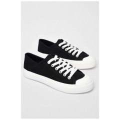 Кеди підліткові текстильні чорного кольору 197384L