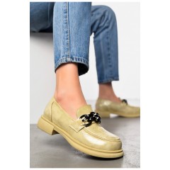 Лофери жіночі світло-бежевого кольору 197501L