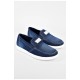 Мокасини чоловічі синього кольору текстиль 197588L