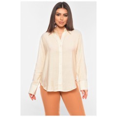 Сорочка жіноча молочного кольору 198001L