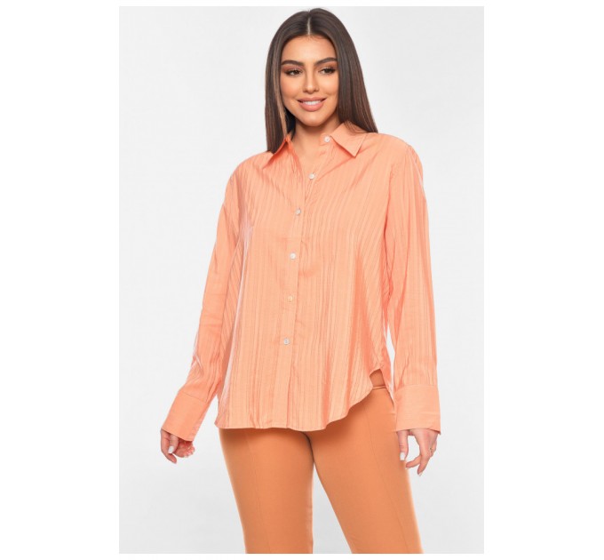 Сорочка жіноча персикового кольору 198003L