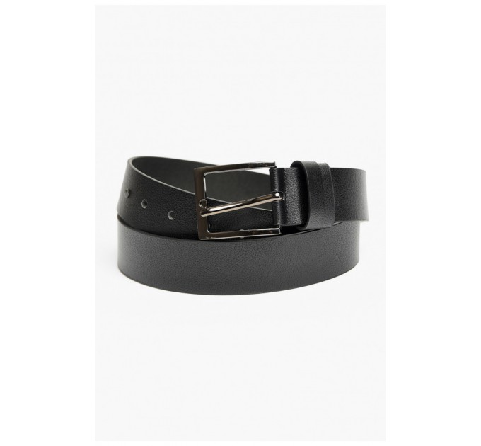 Ремінь чоловічий чорного кольору розмір 115*3,8 см 198288L