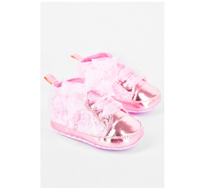 Пінетки дитячі для дівчинки рожевого кольору 198331L