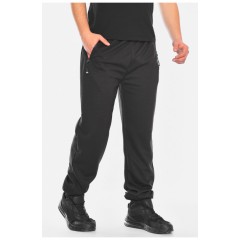Спортивні штани чоловічі напівбатальні чорного кольору 198337L