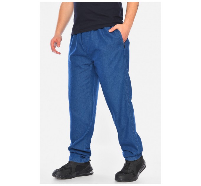 Штани чоловічі синього кольору 198366L