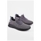 Кросівки чоловічі сірого кольору на шнурівці текстиль 198674L Кросівки чоловічі сірого кольору на шнурівці текстиль 198674L