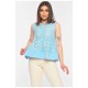 Блуза жіноча блакитного кольору 198678L