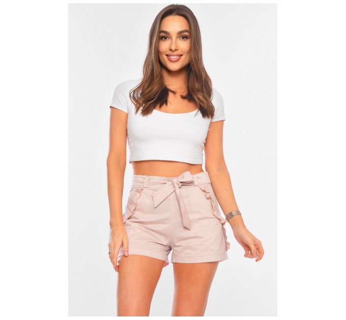 Шорти жіночі світло-рожевого кольору 198694L