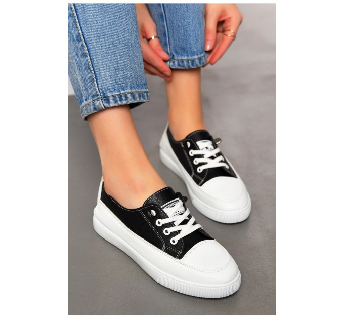 Мокасини жіночі чорного кольору 198849L