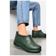 Калоші жіночі темно-зеленого кольору 199694L