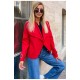 Кардиган жіночий однотонний червоного кольору 199779L