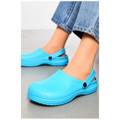 Крокси жіночі бірюзового кольору 199791L