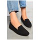 Балетки жіночі чорного кольору в`язані 199937L