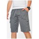 Шорти чоловічі однотонні сірого кольору 199970L