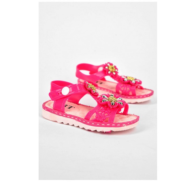 Босоніжки дитячі силіконові малинового кольору 199986L