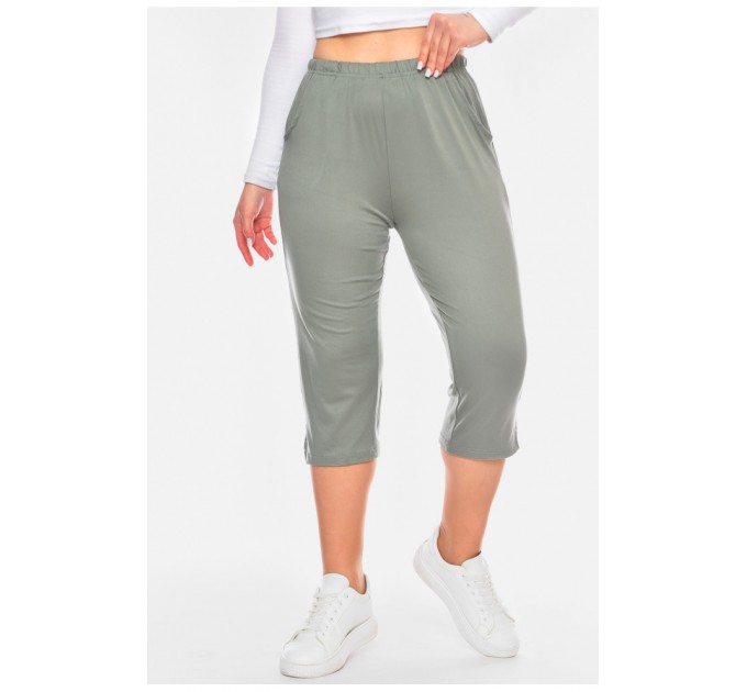 Бриджі жіночі напівбатальні м'ятного кольору 200275L