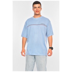 Футболка мужская батальная серого цвета 200452L