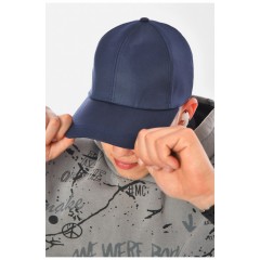 Кепка чоловіча темно-синього кольору 200501L