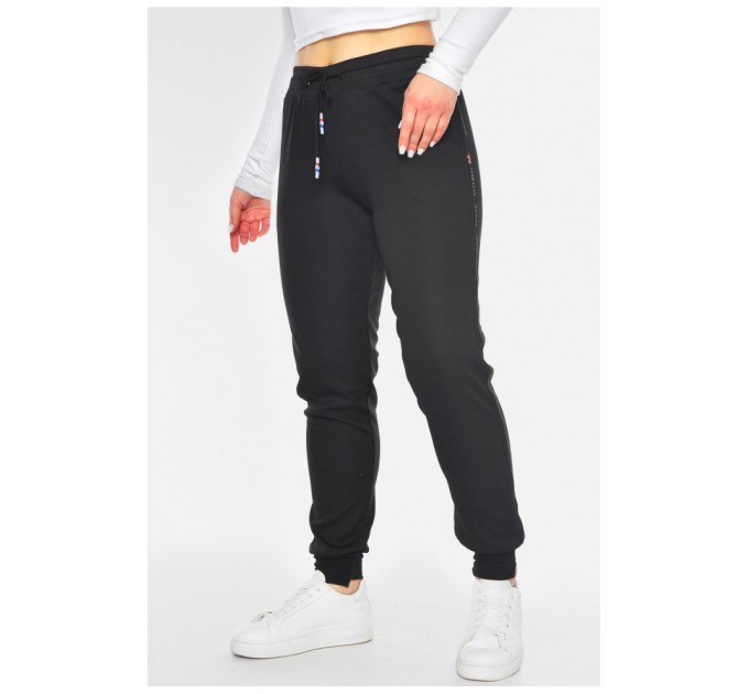 Брюки женские однотонные черного цвета 200603L