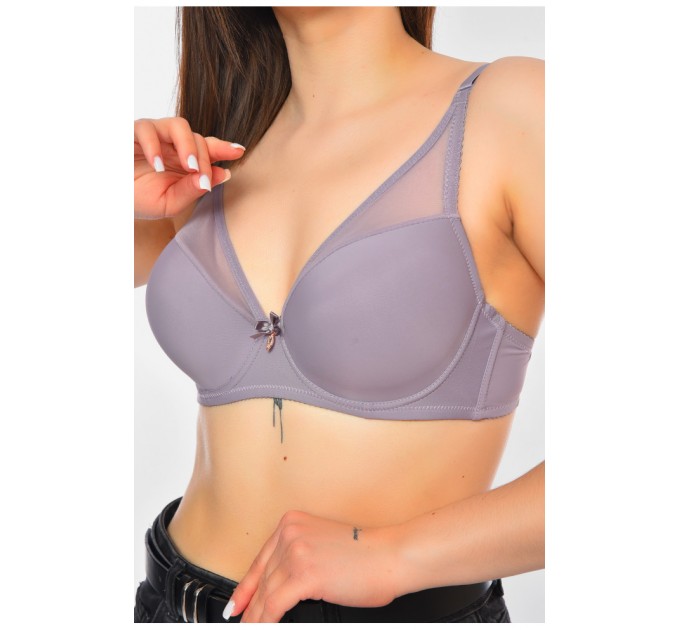 Бюстгальтер жіночий бузкового кольору чашка С 200639L