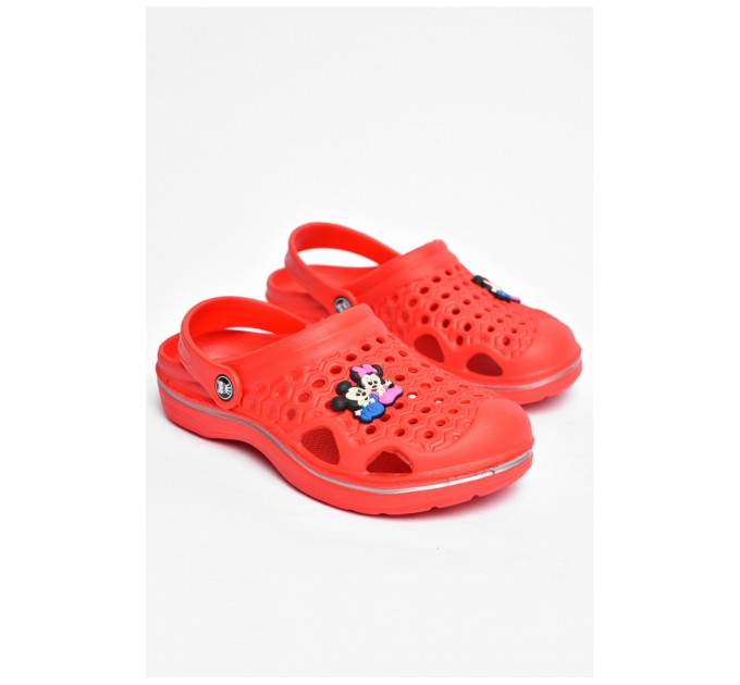 Кроксы детские красного цвета 200652L