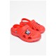 Кроксы детские красного цвета 200652L